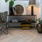 Light & Living Sidetable Chisa Zwart 70 x 150 x 40