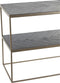 Light & Living Sidetable Chisa Zwart 70 x 150 x 40