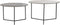Light & Living Socos Salontafel - Antiek Olie Brons - Ø65 + Ø75 cm