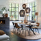 Light & Living - Spiegel ESPEJO - 116x1.5x116cm - Zwart
