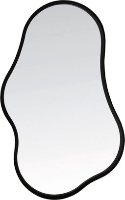 Light & Living Spiegel Levu - Mat zwart - 39x4x59.5cm - Modern