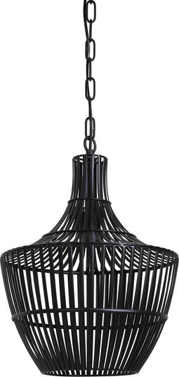 Light & Living Stella Hanglamp - Mat Zwart - Ø38x46cm