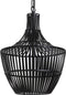 Light & Living Stella Hanglamp - Mat Zwart - Ø38x46cm