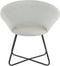 Light & Living Stoel Antony - Crème - Bouclé