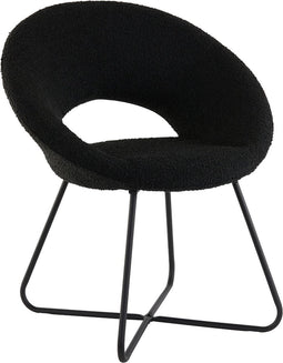 Light & Living Stoel Antony - Zwart - 72x64x82cm - Modern