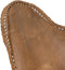 Light & Living Stoel BUTTERFLY - Leer Bruin