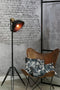 Light & Living Stoel BUTTERFLY - Leer Bruin