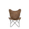Light & Living Stoel BUTTERFLY - Leer Bruin