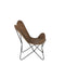 Light & Living Stoel BUTTERFLY - Leer Bruin