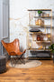 Light & Living Stoel BUTTERFLY - Leer Bruin