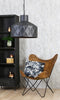 Light & Living Stoel BUTTERFLY - Leer Bruin