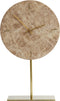 Light & Living Tafelklok Moreno - Bruin - Ø26cm - Modern - Kerst cadeau - Kerst cadeautjes - Cadeau vrouw - Cadeau man - Cadeau voor haar - Cadeau voor hem - Kerstcadeau - Kerst kado - Kado man - Kado vrouw