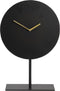 Light & Living Tafelklok Waiwo - Zwart/Goud - 30x10x45,5cm - Modern,Luxe - Kerst cadeau - Kerst cadeautjes - Cadeau vrouw - Cadeau man - Cadeau voor haar - Cadeau voor hem - Kerstcadeau - Kerst kado - Kado man - Kado vrouw