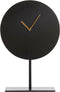 Light & Living Tafelklok Waiwo - Zwart/Goud - 30x10x45,5cm - Modern,Luxe - Kerst cadeau - Kerst cadeautjes - Cadeau vrouw - Cadeau man - Cadeau voor haar - Cadeau voor hem - Kerstcadeau - Kerst kado - Kado man - Kado vrouw