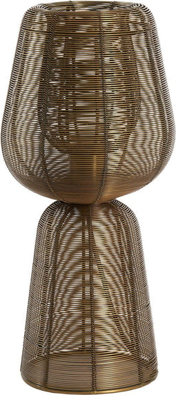 Light & Living Tafellamp Aboso - Brons - Ø18cm - Modern - Kerst cadeau - Kerst cadeautjes - Cadeau vrouw - Cadeau man - Cadeau voor haar - Cadeau voor hem - Kerstcadeau - Kerst kado - Kado man - Kado vrouw