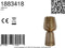 Light & Living Tafellamp Aboso - Brons - Ø24cm - Modern - Kerst cadeau - Kerst cadeautjes - Cadeau vrouw - Cadeau man - Cadeau voor haar - Cadeau voor hem - Kerstcadeau - Kerst kado - Kado man - Kado vrouw
