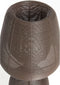 Light & Living Tafellamp Aboso - Bruin - Ø24cm - Modern - Kerst cadeau - Kerst cadeautjes - Cadeau vrouw - Cadeau man - Cadeau voor haar - Cadeau voor hem - Kerstcadeau - Kerst kado - Kado man - Kado vrouw