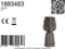 Light & Living Tafellamp Aboso - Bruin - Ø24cm - Modern - Kerst cadeau - Kerst cadeautjes - Cadeau vrouw - Cadeau man - Cadeau voor haar - Cadeau voor hem - Kerstcadeau - Kerst kado - Kado man - Kado vrouw