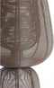 Light & Living Tafellamp Aboso - Bruin - Ø24cm - Modern - Kerst cadeau - Kerst cadeautjes - Cadeau vrouw - Cadeau man - Cadeau voor haar - Cadeau voor hem - Kerstcadeau - Kerst kado - Kado man - Kado vrouw