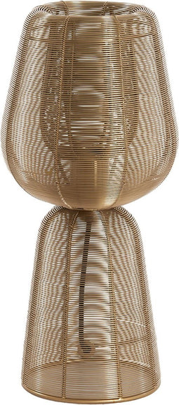 Light & Living Tafellamp Aboso - Goud - Ø18cm - Modern - Kerst cadeau - Kerst cadeautjes - Cadeau vrouw - Cadeau man - Cadeau voor haar - Cadeau voor hem - Kerstcadeau - Kerst kado - Kado man - Kado vrouw