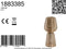 Light & Living Tafellamp Aboso - Goud - Ø18cm - Modern - Kerst cadeau - Kerst cadeautjes - Cadeau vrouw - Cadeau man - Cadeau voor haar - Cadeau voor hem - Kerstcadeau - Kerst kado - Kado man - Kado vrouw
