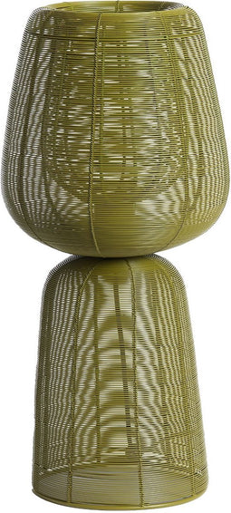 Light & Living Tafellamp Aboso - Groen - Ø24cm - Modern - Kerst cadeau - Kerst cadeautjes - Cadeau vrouw - Cadeau man - Cadeau voor haar - Cadeau voor hem - Kerstcadeau - Kerst kado - Kado man - Kado vrouw