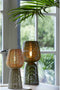 Light & Living Tafellamp Aboso - Groen - Ø24cm - Modern - Kerst cadeau - Kerst cadeautjes - Cadeau vrouw - Cadeau man - Cadeau voor haar - Cadeau voor hem - Kerstcadeau - Kerst kado - Kado man - Kado vrouw