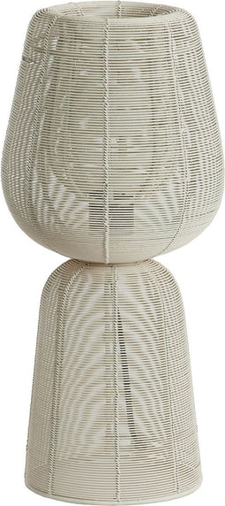 Light & Living Tafellamp Aboso - Wit - Ø18cm - Modern - Kerst cadeau - Kerst cadeautjes - Cadeau vrouw - Cadeau man - Cadeau voor haar - Cadeau voor hem - Kerstcadeau - Kerst kado - Kado man - Kado vrouw