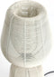 Light & Living Tafellamp Aboso - Wit - Ø18cm - Modern - Kerst cadeau - Kerst cadeautjes - Cadeau vrouw - Cadeau man - Cadeau voor haar - Cadeau voor hem - Kerstcadeau - Kerst kado - Kado man - Kado vrouw