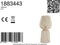 Light & Living Tafellamp Aboso - Wit - Ø24cm - Modern - Kerst cadeau - Kerst cadeautjes - Cadeau vrouw - Cadeau man - Cadeau voor haar - Cadeau voor hem - Kerstcadeau - Kerst kado - Kado man - Kado vrouw