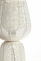 Light & Living Tafellamp Aboso - Wit - Ø24cm - Modern - Kerst cadeau - Kerst cadeautjes - Cadeau vrouw - Cadeau man - Cadeau voor haar - Cadeau voor hem - Kerstcadeau - Kerst kado - Kado man - Kado vrouw