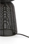 Light & Living Tafellamp Aboso - Zwart - Ø18cm - Modern - Kerst cadeau - Kerst cadeautjes - Cadeau vrouw - Cadeau man - Cadeau voor haar - Cadeau voor hem - Kerstcadeau - Kerst kado - Kado man - Kado vrouw