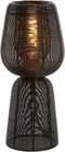 Light & Living Tafellamp Aboso - Zwart - Ø18cm - Modern - Kerst cadeau - Kerst cadeautjes - Cadeau vrouw - Cadeau man - Cadeau voor haar - Cadeau voor hem - Kerstcadeau - Kerst kado - Kado man - Kado vrouw