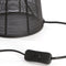 Light & Living Tafellamp Aboso - Zwart - Ø18cm - Modern