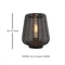 Light & Living Tafellamp Adeta - Zwart - Ø22cm - Modern - Kerst cadeau - Kerst cadeautjes - Cadeau vrouw - Cadeau man - Cadeau voor haar - Cadeau voor hem - Kerstcadeau - Kerst kado - Kado man - Kado vrouw