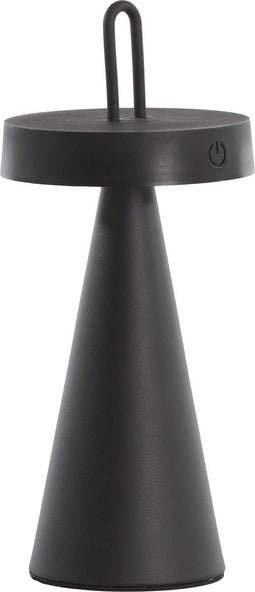 Light & Living Tafellamp Ankenta - Metaal - Zwart - LED - 13x29x13 cm (BxHxD)