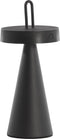 Light & Living Tafellamp Ankenta - Metaal - Zwart - LED - 13x29x13 cm (BxHxD)
