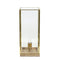 Light & Living Tafellamp ASKJER 20x20x45 cm-hout naturel+brons+glas