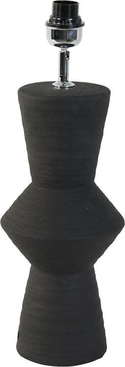 Light & Living Tafellamp Ayla - Keramiek - 51cm - Zwart - excl. kap