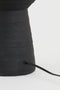 Light & Living Tafellamp Ayla - Keramiek - 51cm - Zwart - excl. kap