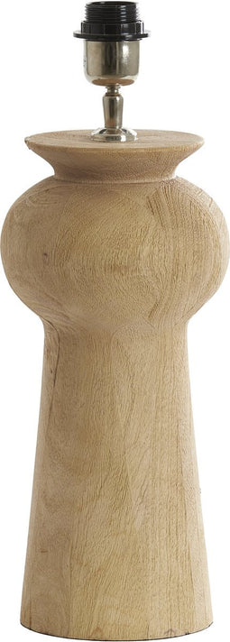 Light & Living Tafellamp Baglio - Mangohout - 35cm - Naturel - excl. kap