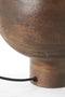 Light & Living Tafellamp Barumi - Mangohout - 42cm - Donkerbruin - excl. kap