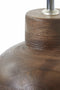 Light & Living Tafellamp Barumi - Mangohout - 42cm - Donkerbruin - excl. kap