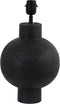 Light & Living Tafellamp Barumi - Mangohout - 42cm - Mat Zwart - excl. kap