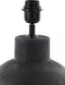 Light & Living Tafellamp Barumi - Mangohout - 42cm - Mat Zwart - excl. kap