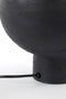 Light & Living Tafellamp Barumi - Mangohout - 42cm - Mat Zwart - excl. kap