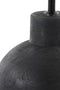 Light & Living Tafellamp Barumi - Mangohout - 42cm - Mat Zwart - excl. kap