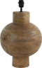 Light & Living Tafellamp Barumi - Mangohout - 55cm - Mat Bruin - excl. kap