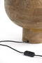 Light & Living Tafellamp Barumi - Mangohout - 55cm - Mat Bruin - excl. kap