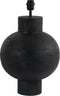 Light & Living Tafellamp Barumi - Mangohout - 55cm - Mat Zwart - excl. kap